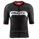 2016 Maillot Cyclisme Craft Noir et Blanc Manches Courtes et Cuissard