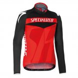 2016 Maillot Cyclisme Specialized Ml Noir et Rouge Manches Longues et Cuissard