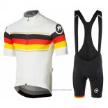 2017 Maillot Cyclisme Assos Champion Allemagne Manches Courtes et Cuissard