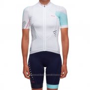 2017 Maillot Cyclisme Femme Maap Blanc Manches Courtes et Cuissard