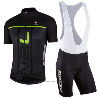 2017 Maillot Cyclisme Nalini Speed Noir Manches Courtes et Cuissard