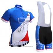 2018 Maillot Cyclisme France Manches Courtes et Cuissard