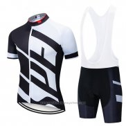 2019 Maillot Cyclisme Specialized Blanc Noir Manches Courtes et Cuissard