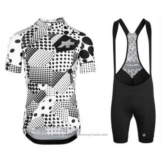 2020 Maillot Cyclisme Assos Erlkoenig Noir Blanc Manches Courtes et Cuissard