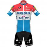 2020 Maillot Cyclisme Deceuninck Quick Step Champion Pays Bas Manches Courtes et Cuissard