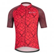 2020 Maillot Cyclisme NDLSS Profond Rouge Manches Courtes et Cuissard