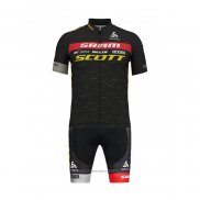 2020 Maillot Cyclisme Scott Sram Noir Manches Courtes et Cuissard