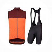 2021 Gilet Coupe-vent Pearl Izumi Orange Manches Courtes et Cuissard