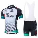 2021 Maillot Cyclisme Bike Exchange Blanc Manches Courtes et Cuissard