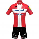 2021 Maillot Cyclisme Deceuninck Quick Step Champion Danemark Manches Courtes et Cuissard