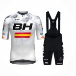 2024 Maillot Cyclisme BH Coloma Blanc Manches Courtes et Cuissard