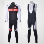 2011 Maillot Cyclisme Castelli Noir Manches Longues et Cuissard