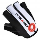 2012 Castelli Gants Ete Cyclisme Blanc Noir