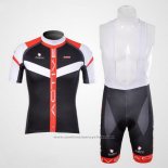 2012 Maillot Cyclisme Nalini Noir et Rouge Manches Courtes et Cuissard