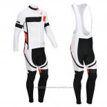 2013 Maillot Cyclisme Pinarello Noir et Blanc Manches Longues et Cuissard