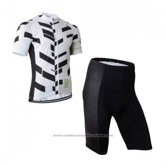 2015 Maillot Cyclisme Rapha Blanc Manches Courtes et Cuissard