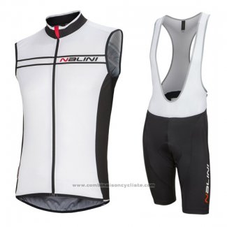 2016 Gilet Coupe-vent Nalini Blanc et Noir