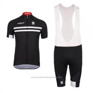 2017 Maillot Cyclisme Felt Noir et Blanc Manches Courtes et Cuissard