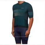 2019 Maillot Cyclisme Maap Aether Fonce Vert Manches Courtes et Cuissard