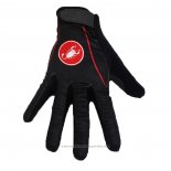 2020 Castelli Gants Doigts Longs Cyclisme Noir Rouge