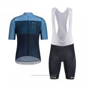 2020 Maillot Cyclisme Maloja Bleu Manches Courtes et Cuissard