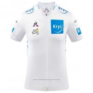 2020 Maillot Cyclisme Tour de France Blanc Manches Courtes et Cuissard(2)