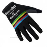 2021 Deceuninck Quick Step Gants Doigts Longs Cyclisme Noir