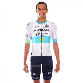 2021 Maillot Cyclisme Astana Champion Kazakh Manches Courtes et Cuissard