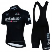 2022 Maillot Cyclisme Giro D'italie Noir Manches Courtes et Cuissard