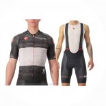 2023 Maillot Cyclisme Giro d'Italia Noir Blanc Manches Courtes et Cuissard