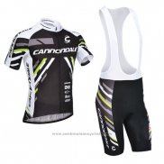 2013 Maillot Cyclisme Cannondale Noir Manches Courtes et Cuissard