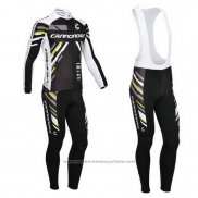 2013 Maillot Cyclisme Cannondale Noir Manches Longues et Cuissard