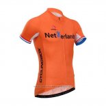 2014 Maillot Cyclisme Fox Cyclingbox Orange Manches Courtes et Cuissard