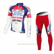 2015 Maillot Cyclisme Androni Giocattoli Blanc Manches Longues et Cuissard