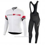 2016 Maillot Cyclisme Specialized Blanc Manches Longues et Cuissard