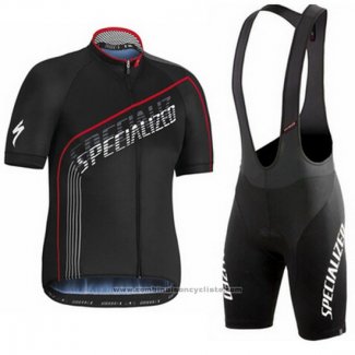 2016 Maillot Cyclisme Specialized Lumiere Noir Manches Courtes et Cuissard