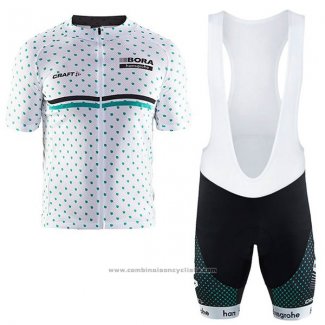 2017 Maillot Cyclisme Bora Blanc Manches Courtes et Cuissard