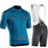 2019 Maillot Cyclisme Northwave Fonce Bleu Manches Courtes et Cuissard