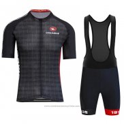 2020 Maillot Cyclisme Columbus Noir Manches Courtes et Cuissard