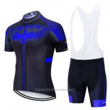 2020 Maillot Cyclisme Northwave Bleu Noir Manches Courtes et Cuissard