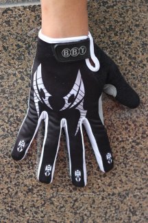 Skull Gants Doigts Longs Ciclismo Noir Noir