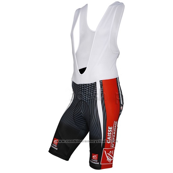 2010 Maillot Cyclisme Caisse D Epargne Noir et Blanc Manches Courtes et Cuissard