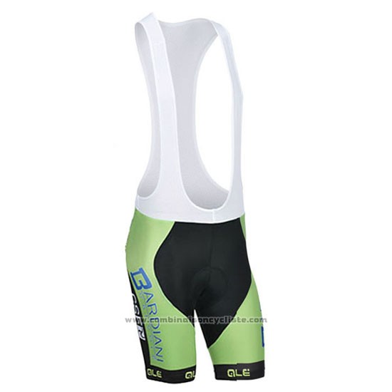 2014 Maillot Cyclisme Bardiani Blanc et Vert Manches Courtes et Cuissard