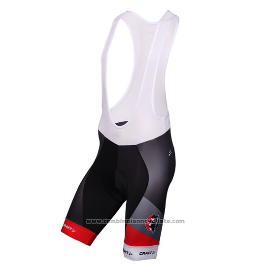 2016 Maillot Cyclisme Craft Rocky Mountain Blanc et Noir Manches Courtes et Cuissard