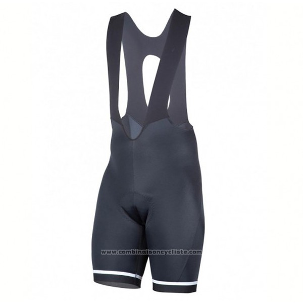 2017 Maillot Cyclisme Etxeondo Neo Noir et Blanc Manches Courtes et Cuissard