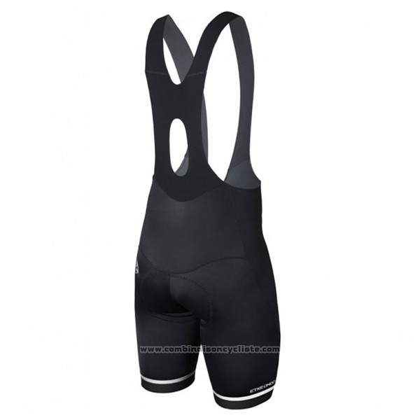 2017 Maillot Cyclisme Etxeondo Neo Noir et Blanc Manches Courtes et Cuissard