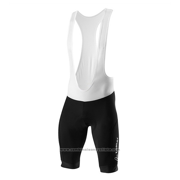 2017 Maillot Cyclisme Loffler Noir et Rouge Manches Courtes et Cuissard