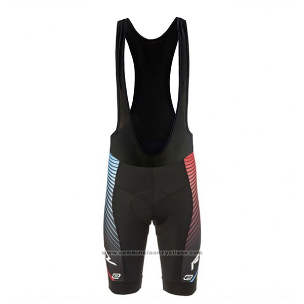 2017 Maillot Cyclisme Ridley Rincon Bleu Clair et Noir Manches Courtes et Cuissard