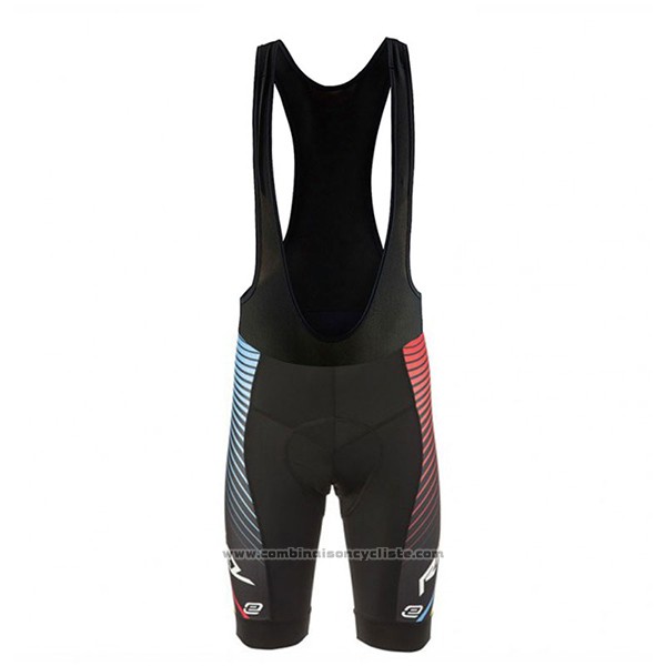 2017 Maillot Cyclisme Ridley Rincon Bleu et Noir Manches Courtes et Cuissard