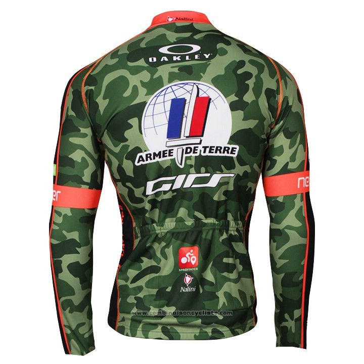 2018 Maillot Cyclisme Armee De Terre Camouflage Manches Courtes et Cuissard